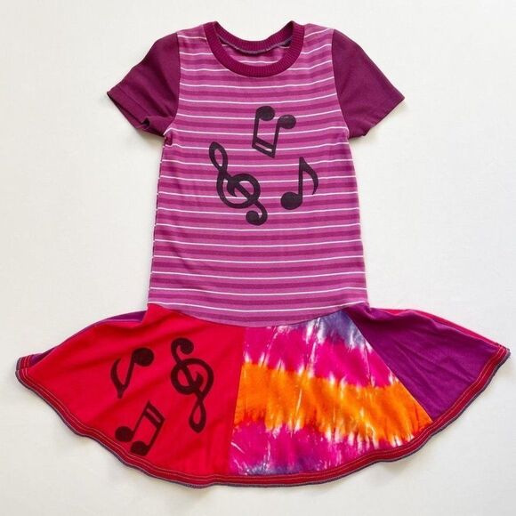 CourtneyCourtney Other - Courtney Courtney Girls Dress 8/10 Purple Tie Dye Twirly Skirt Music Handmade